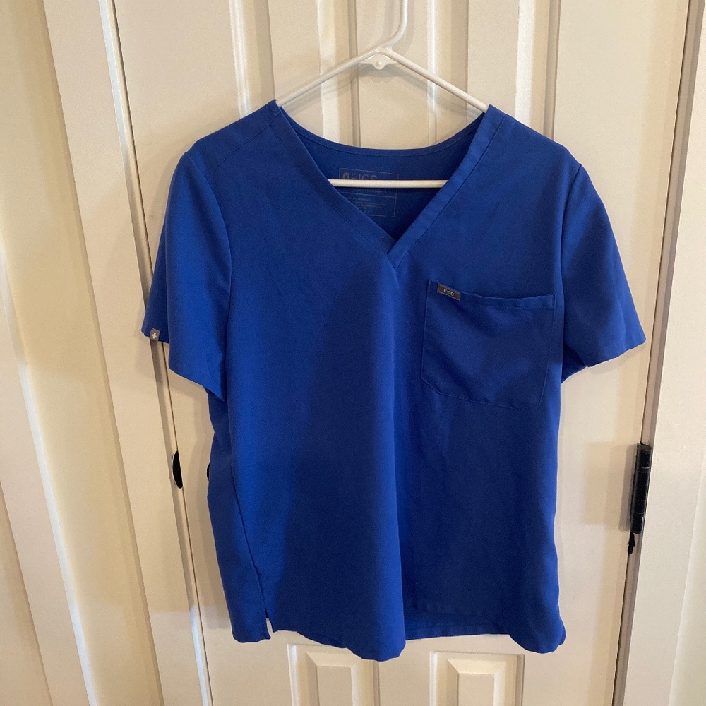 Limited Edition Denim Figs Catarina Scrub Top